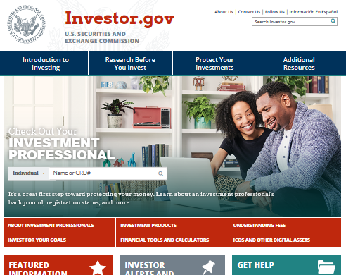 投資教育専門ウェブサイト「Investor.gov」