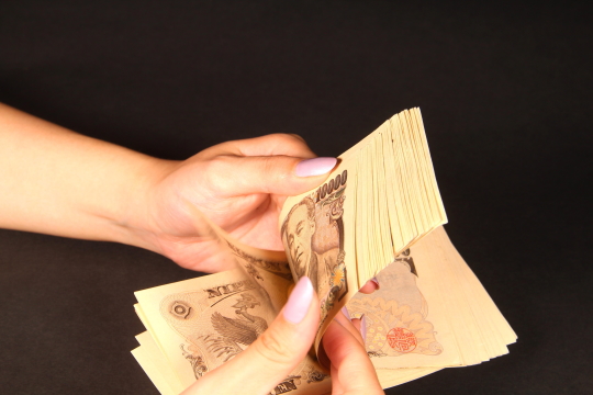 多額の日本円のイメージ