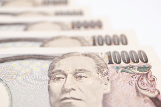 日本円の紙幣5万円のイメージ