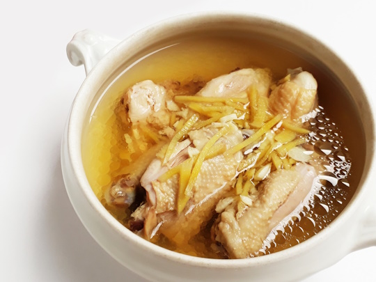 生姜入りのスープ