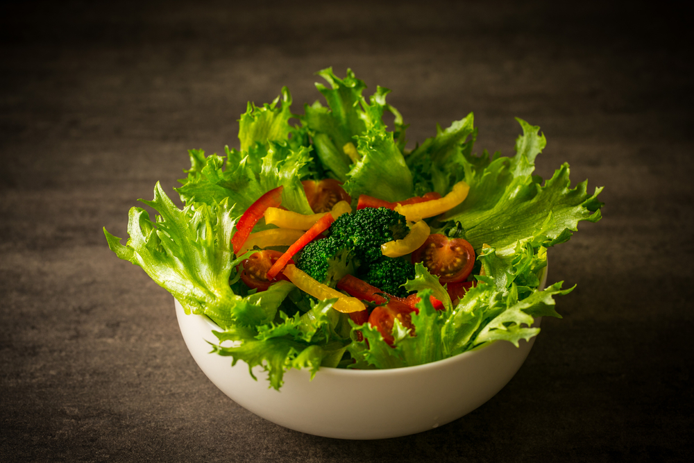 赤パプリカとブロッコリーのサラダ