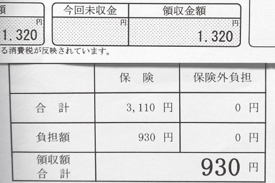 貧血の診察・処方でかかった費用