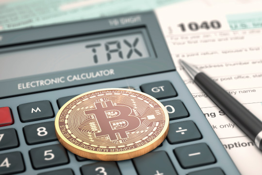 ビットコインの税金のイメージ