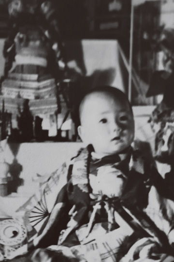 花輪如一氏の幼少期の写真