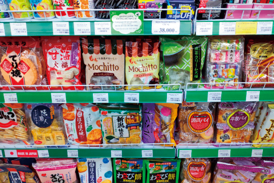 日本のスナック菓子
