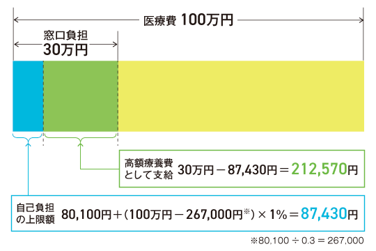 70歳未満・年収約370万円~約770万円の場合
