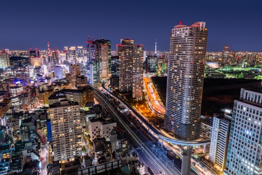 港区の夜景のイメージ
