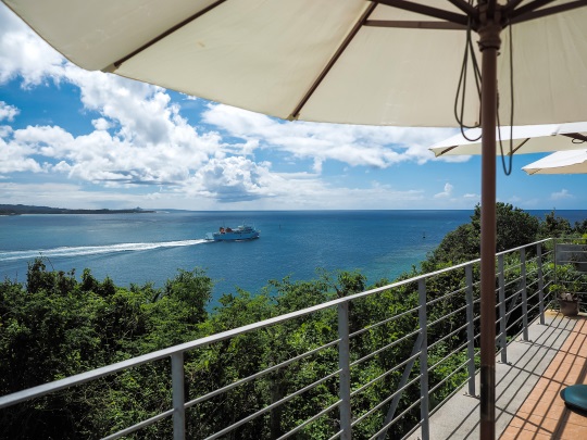 沖縄のカフェからの眺望イメージ